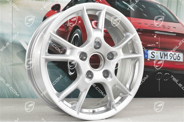 17" Komplet felg Boxster II, 6,5J x 17 ET55 + 8J x 17 ET40