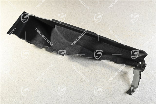 Verkleidung, Targa Verdeckkasten Schwarz, L