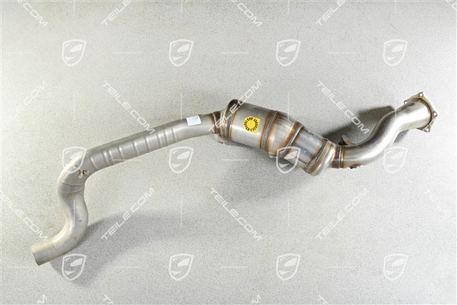 Rura wydechowa z katalizatorem, cyl. 5-8, Turbo, L