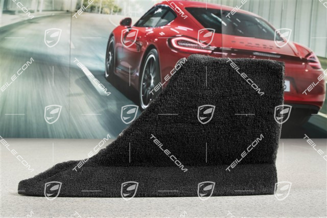 Centre console, Lateral cover, Black, R