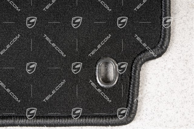 Zestaw dywaników, czarny, Coupe