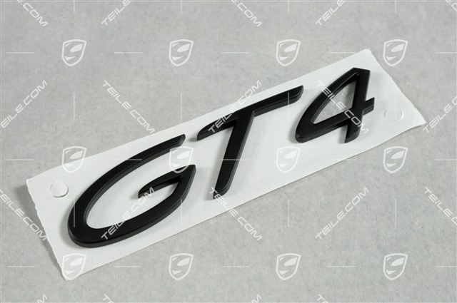 Logo / napis "GT4", czarne Logo / napis "GT4", czarne