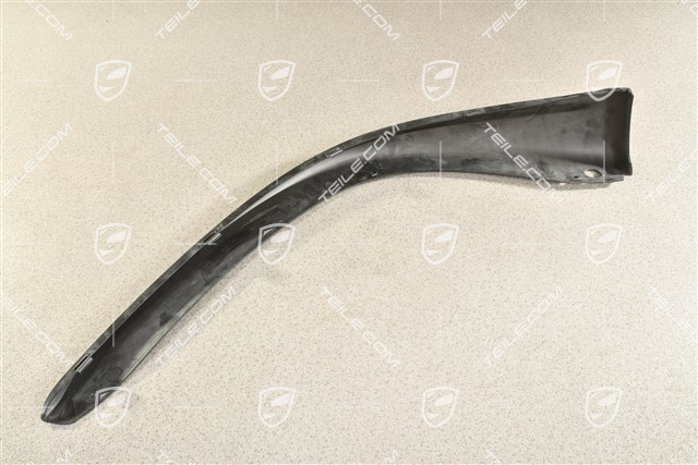 Nakładka dolnej części zderzaka przedniego / Spoiler, czarna satyna, R