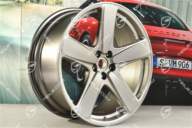 21" Felge "Sport Classic", 9,5J x 21 ET 27, platinum seidenmatt
