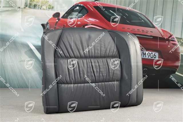 Notsitzrückenlehne, Raffleder, metropolblau, Cabrio, R