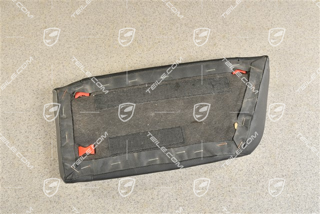 Lordosenstütze / Mittelteil, Kunstleder, Schwarz, Cabrio, R