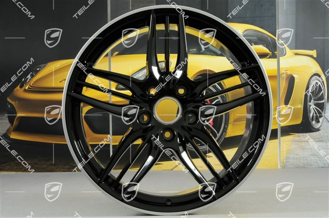 20" Felga, Sport Design, 8,5J x 20 ET51, czarny wysoki połysk