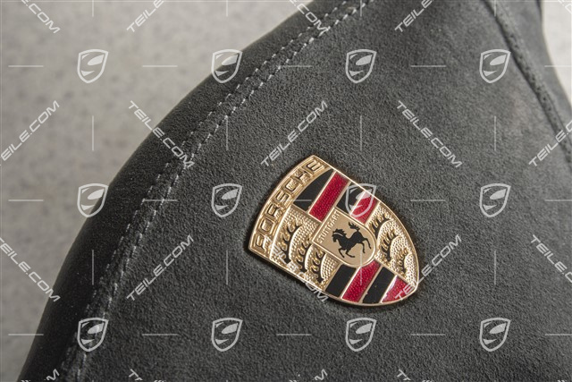 Lenkrad mit Airbag, 3-Speichen, Alcantara schwarz