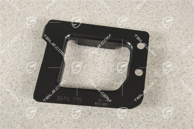 Closing element, side member, rear, L