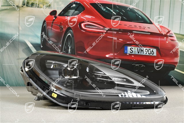 LED Scheinwerfer, schwarz, R