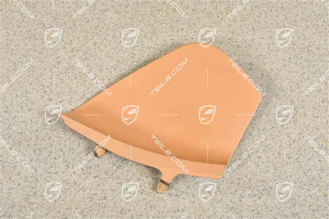 Osłona boczna dolnej części deski rozdzielczej / schowka, beżowa, R