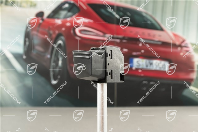 Tailgate closing switch, Black matte