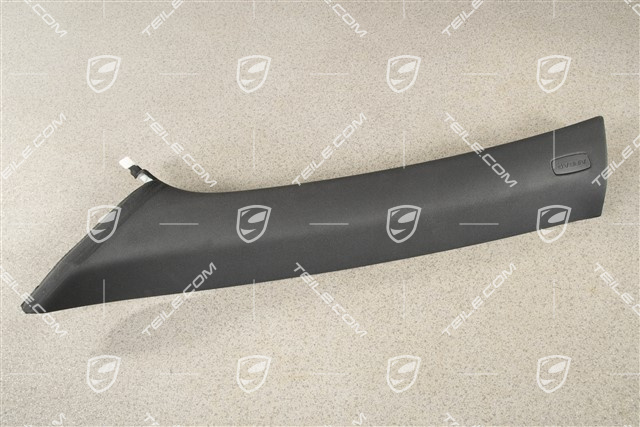 Tapicerka słupka A, Czarna, L