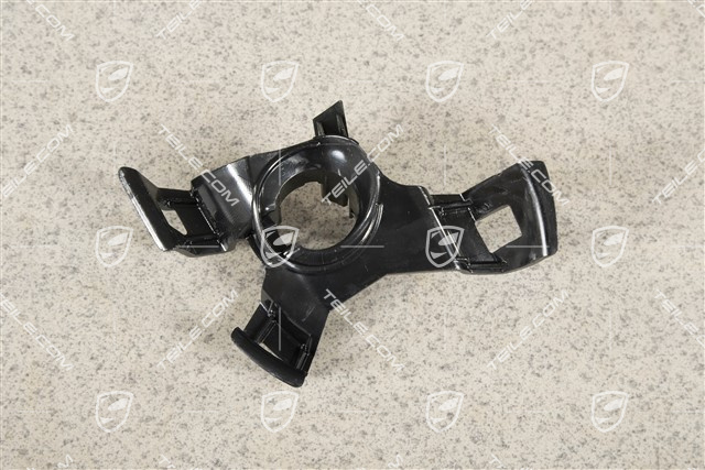 Air guide / duct, black matte, lower, R