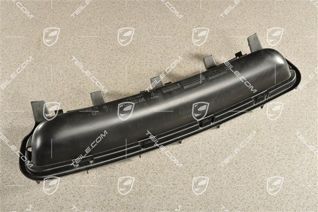 Blenda środkowa zderzaka przedniego, Czarna satyna