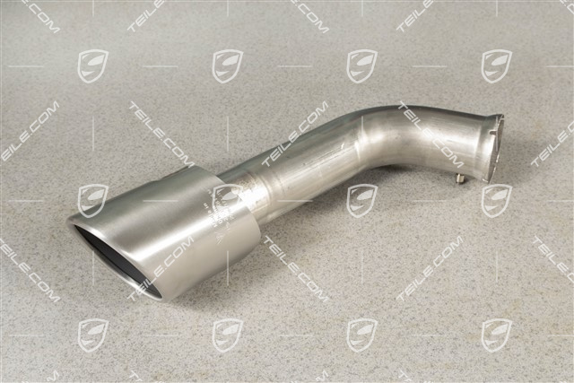 Exhaust system tail pipe, standard tailpipe, 4-pipe look, outer, L