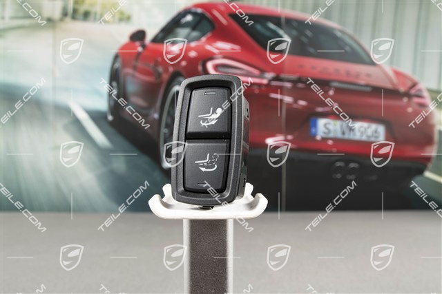 Przycisk elektrycznie sterowanego haka, Czarny mat