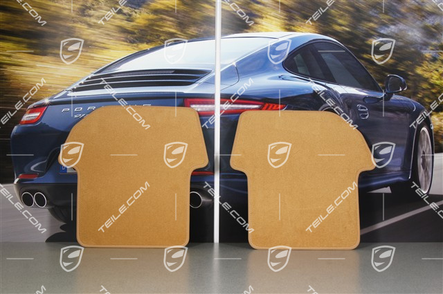 Dywaniki, komplet 4-części,  (nie do cabrio z BOSE), beżowe (Sandbeige)