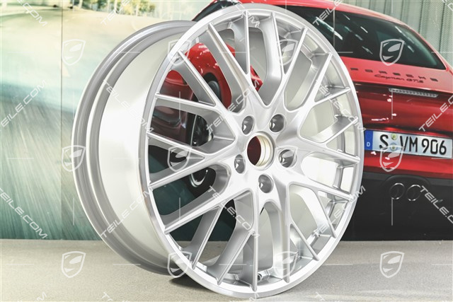 21-inch wheel rim Panamera Sport Design, 9,5J x 21 ET71, brilliant chrome