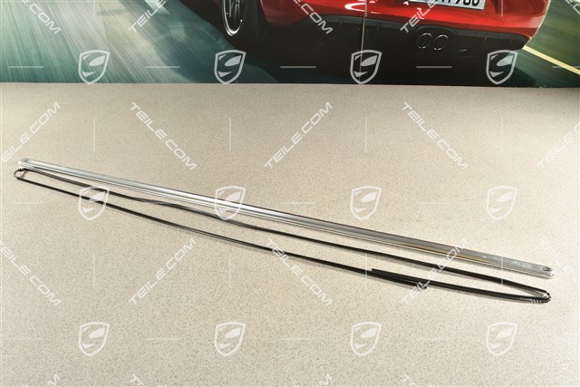 Zierleiste mit Dichtung / Keder, L=R