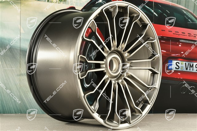 21" felga 918 SPYDER, central lock, 12,5J x 21 ET57, platinum satynowy półmat