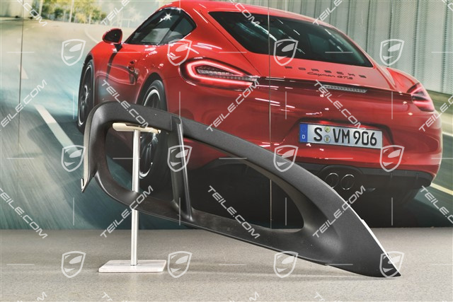 GT4, Blende für Lufteinlass, seitlich, Innen, Schwarz-matt, L