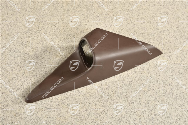 Osłona / blenda drzwi / lusterka, lusterko sterowane elektrycznie, brązowa, RHD, R