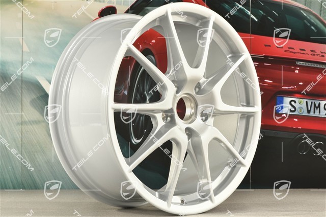 19-inch Boxster Spyder wheel, silver, 8,5J x 19 ET55