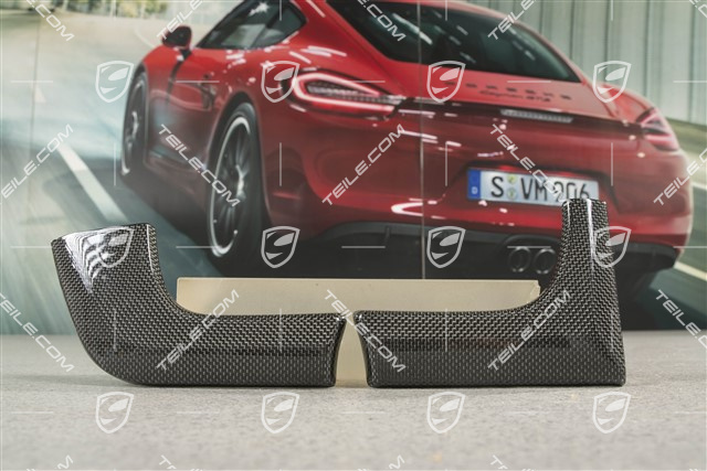 Schalttafelverkleidung Zierleiste Satz, Carbon, Hochglanz / Fahrerseite