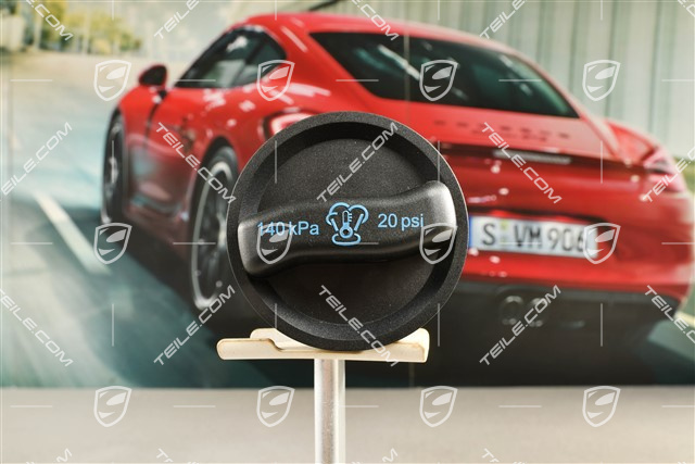 Filler cap for coolant tank