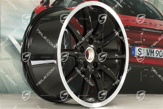 19" Felga "Carrera Sport", 10J x 19 ET42,  czarny wysoki połysk