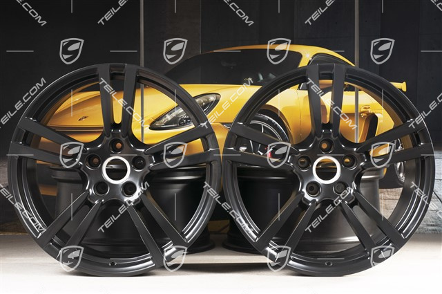 21" Komplet felg Turbo II, czarny mat, 4 felgi 10J x 21 ET50