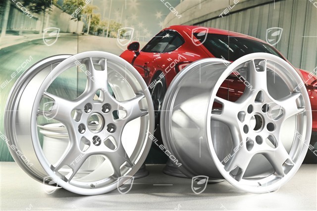 19" Komplet felg Carrera S, 8J x 19 ET57 + 11J x 19 ET67
