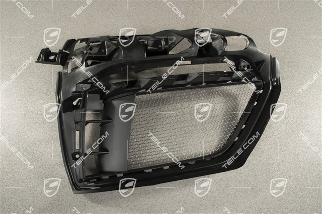 Kratka / wlot powietrza zderzak, GT4, Czarny mat, R