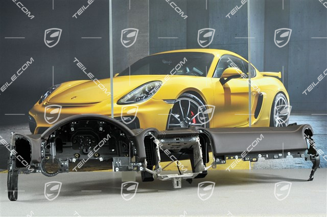 Konsola / deska rozdzielcza, skóra, Umber