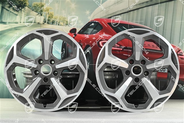 20" Taycan Offroad Design Felgensatz, 9J x 20 ET54 + 11J x 20 ET60