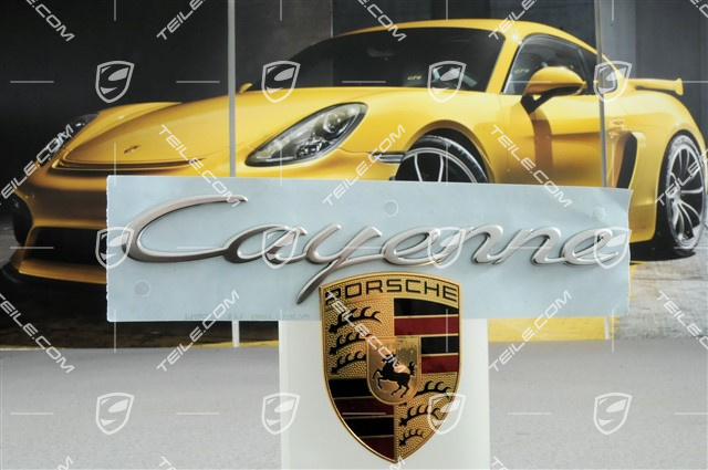 "Cayenne" Schriftzug, Chrom "Cayenne" Schriftzug, Chrom