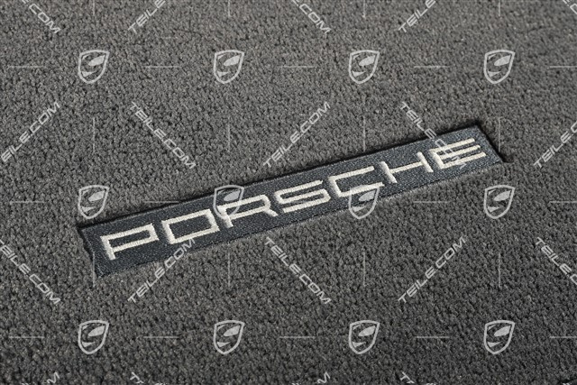 Komplet dywaników podłogowych, 4-częściowy do modeli 911 Cabrio / Targa z Bose, Niebieskie