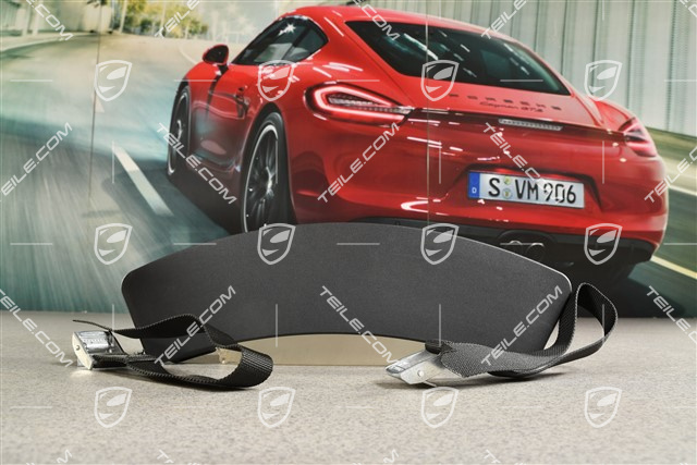 Hitzeschutz für Fahrradständer, mit Spanngurten