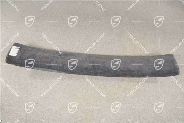 Tapicerka ściany tylnej, Coupe, wykładzina, Dark grey Natural