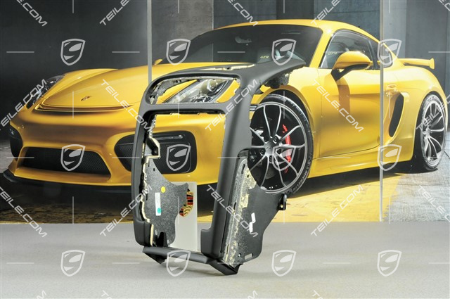 Część środkowa, konsola, skóra, czarna, uszkodzony