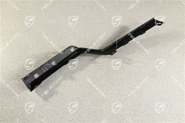 Heckstoßstangenblende, Version mit Haken, mattschwarz, L, (ohne Leiste)