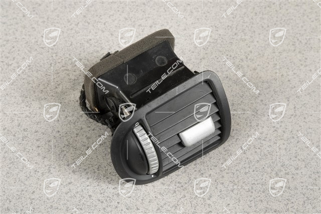 Boczny nawiew powietrza, Czarny, L