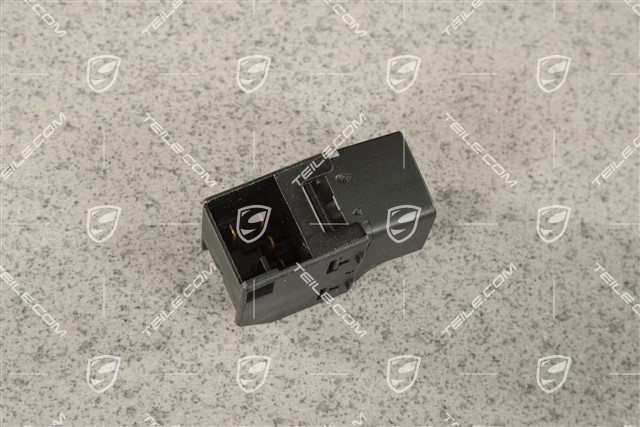 Tailgate closing switch, Black matte