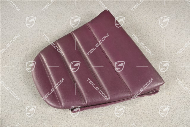 Back seat lower / cushion, Leatherette, Magenta, R