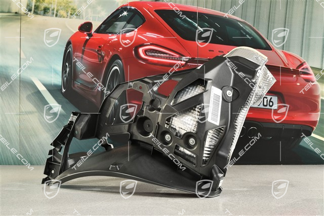 Retaining frame, incl. heat shield, GT4 RS, L