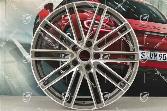 21" Felge Turbo IV, 11,5J x 21 ET69, Titan