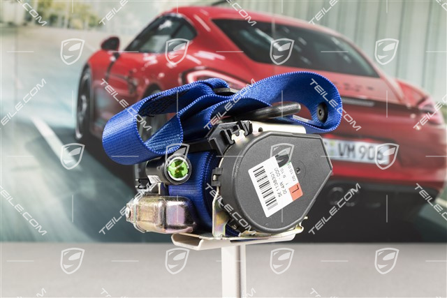 Pas bezpieczeństwa, cabrio, niebieski, L