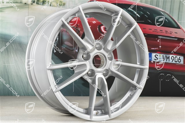 19" Felga Carrera, 8,5J x 19 ET52, srebrny brylantowy