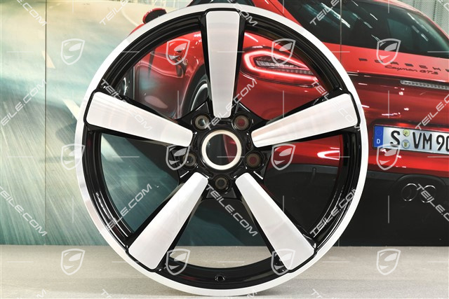 20-inch Carrera Exclusive wheel rim, 9,5J x 20 ET44, black high gloss